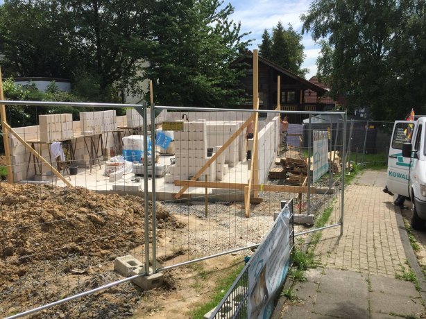 Baustelle Burscheid singhausen 2016-2