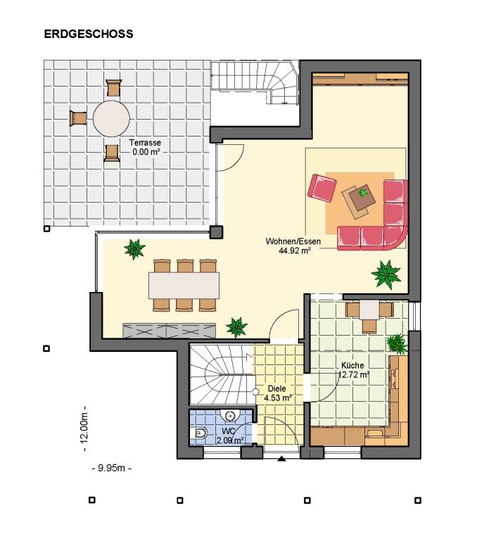 Kowalski-Haus-Bauhaus-Alinda 137 Grundriss-Erdgeschoss