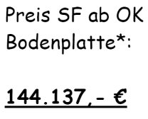 Kowalski Haus Aktionshaus 2011 Preis SF