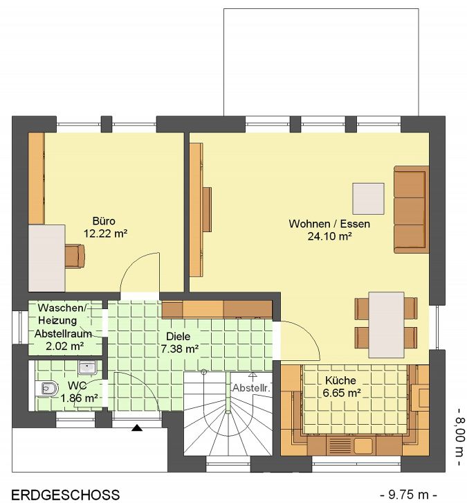 Kowalski Haus Arta 128 Grundriss Erdgeschoss