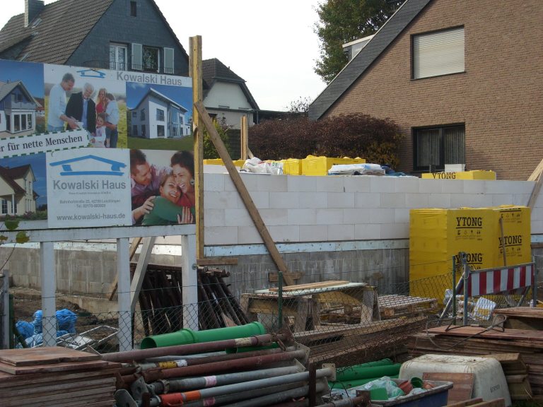 Kowalski Haus Baustelle Leverkusen Bergisch Neukirchen Plattenbusch 5