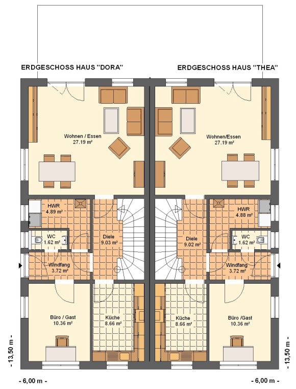 Kowalski Haus Dora-Thea 148 Grundriss Erdgeschoss