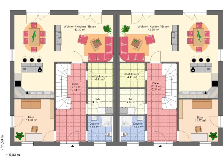 Kowalski Haus Elke 200 Grundriss Erdgeschoss