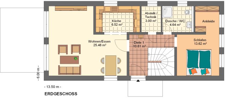 Kowalski Haus Fine 146 Grundriss Erdgeschoss