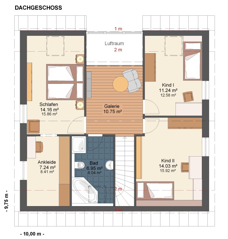 Kowalski Haus Hayet 201 Grundriss OG