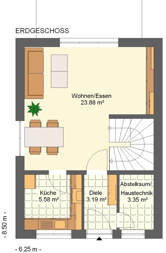 Kowalski Haus Liz 79 Grundriss Erdgeschoss