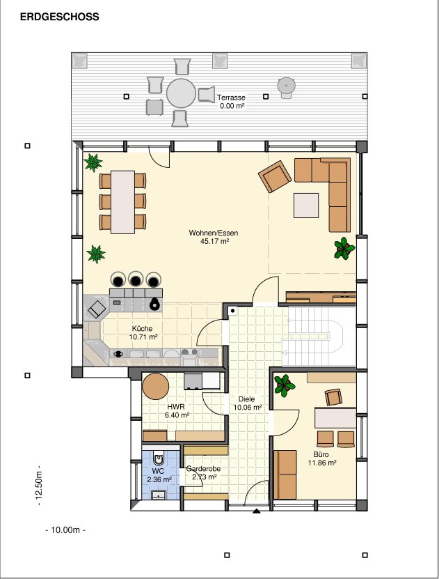 Kowalski Haus Melissa 168 Grundriss - Erdgeschoss