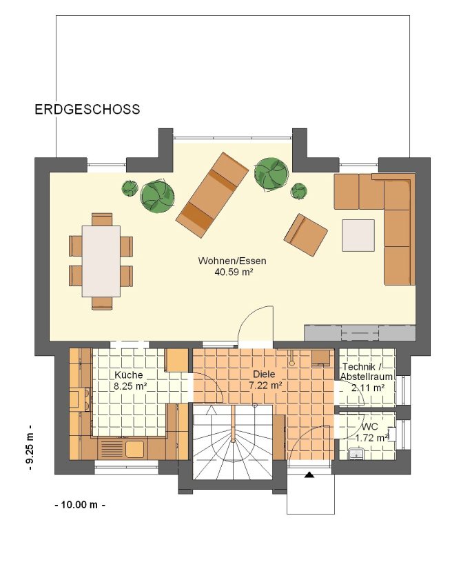 Kowalski Haus Villa Amira 124 Grundriss Erdgeschoss