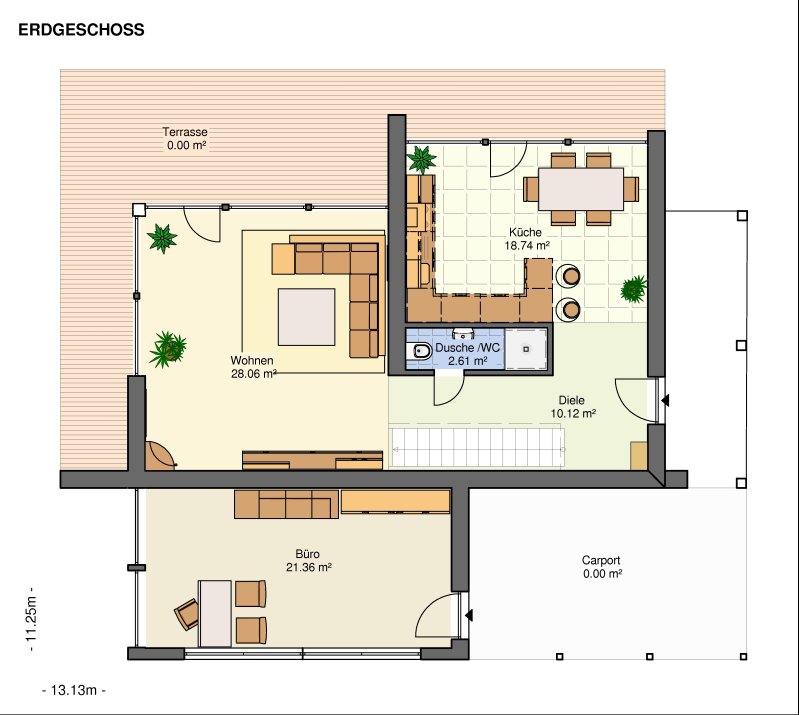 Kowalski Haus Villa Daniela 146 Grundriss Erdgeschoss